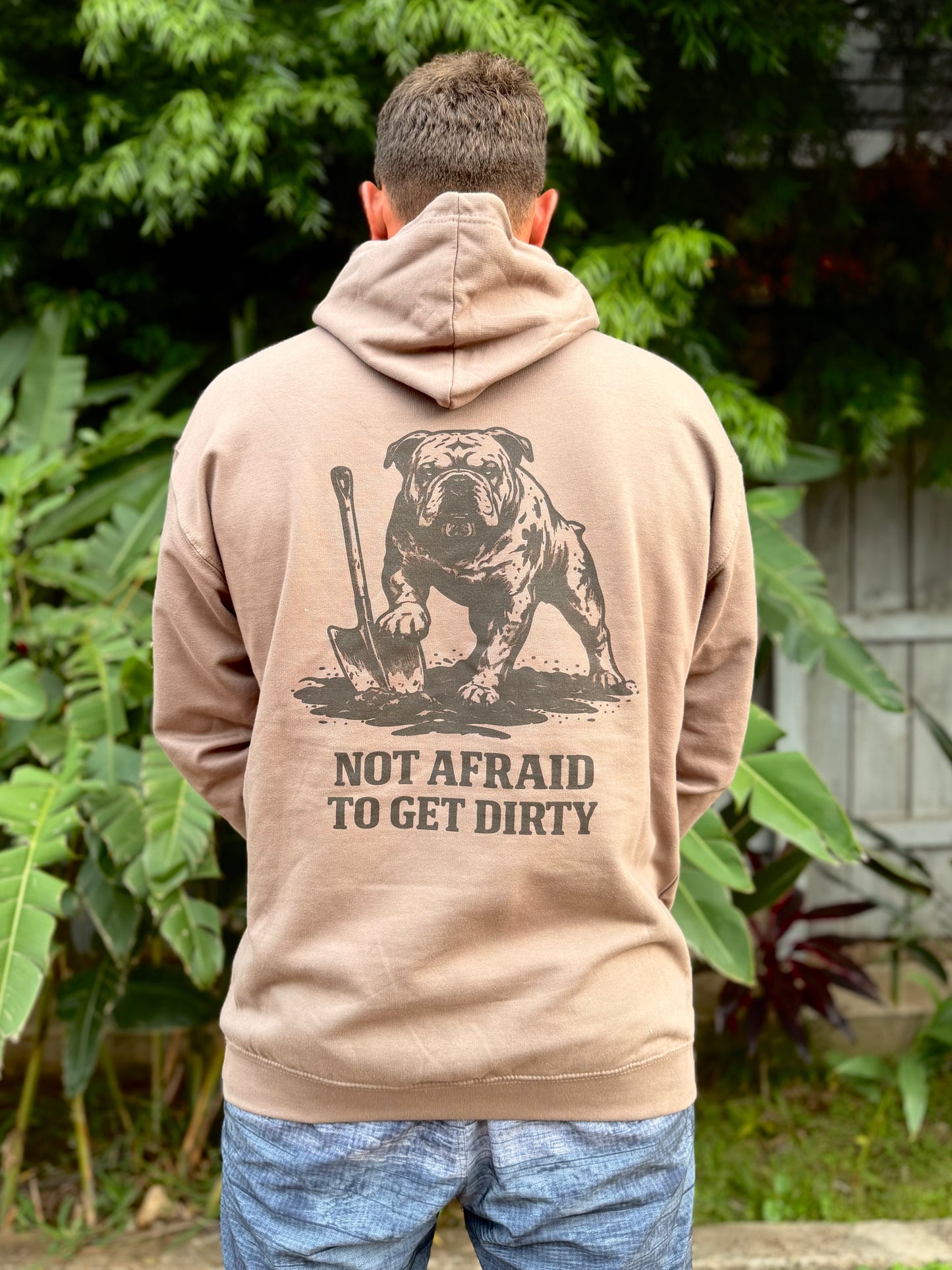 Waialua NOT AFRAID TO GET DIRTY Hoodie