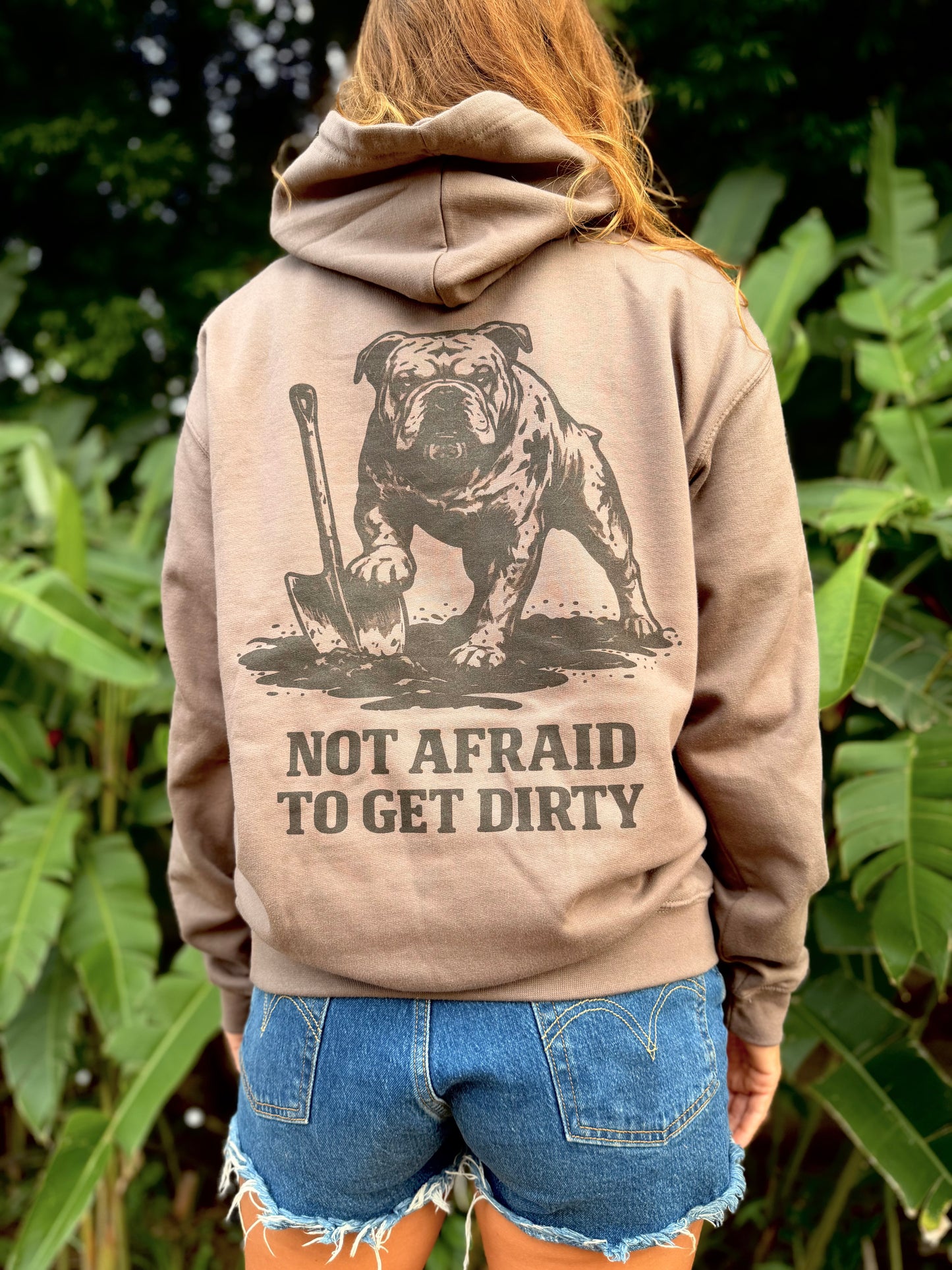 Waialua NOT AFRAID TO GET DIRTY Hoodie